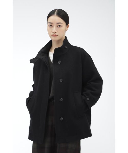 MARGARET HOWELL(マーガレット・ハウエル)/10月上旬－下旬 SHETLAND MERINO WOOL/BLACK