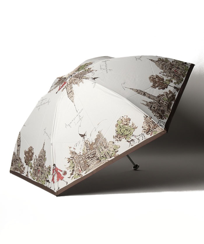 Aquascutum 晴雨兼用折りたたみ傘　アクアスキュータム Aquascutum （アクアスキュータム）】 晴雨兼用傘（折りたたみ
