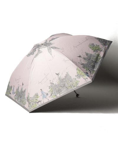 Aquascutum （アクアスキュータム）プリント柄 晴雨兼用傘（折りたたみ