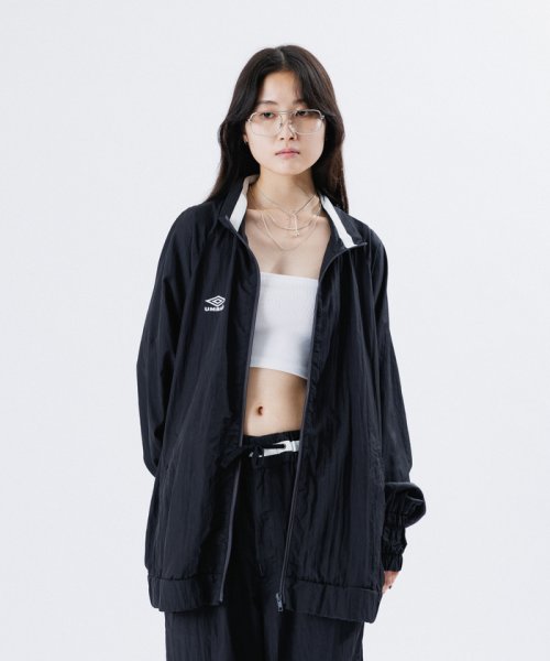 M TO R(M TO R)/【UMBRO×BELPER×M TO R】NYLON TRACK JACKET/ブラック（01）