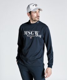 Munsingwear/防透け ストレッチ モックネック長袖シャツ/506413530