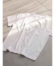 Te chichi/ロゴウレタン刺繍Tシャツ/506436819