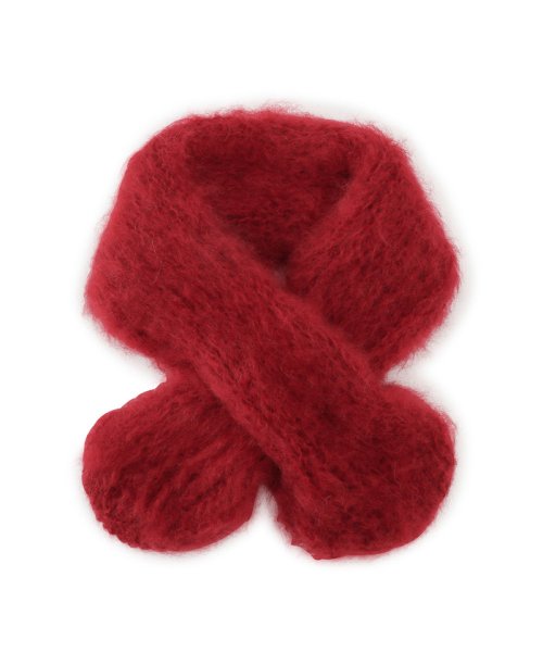 M TO R(M TO R)/【babymoh! by Hinterveld】MOTIE MOHAIR PETITE SCARF/レッド（60）