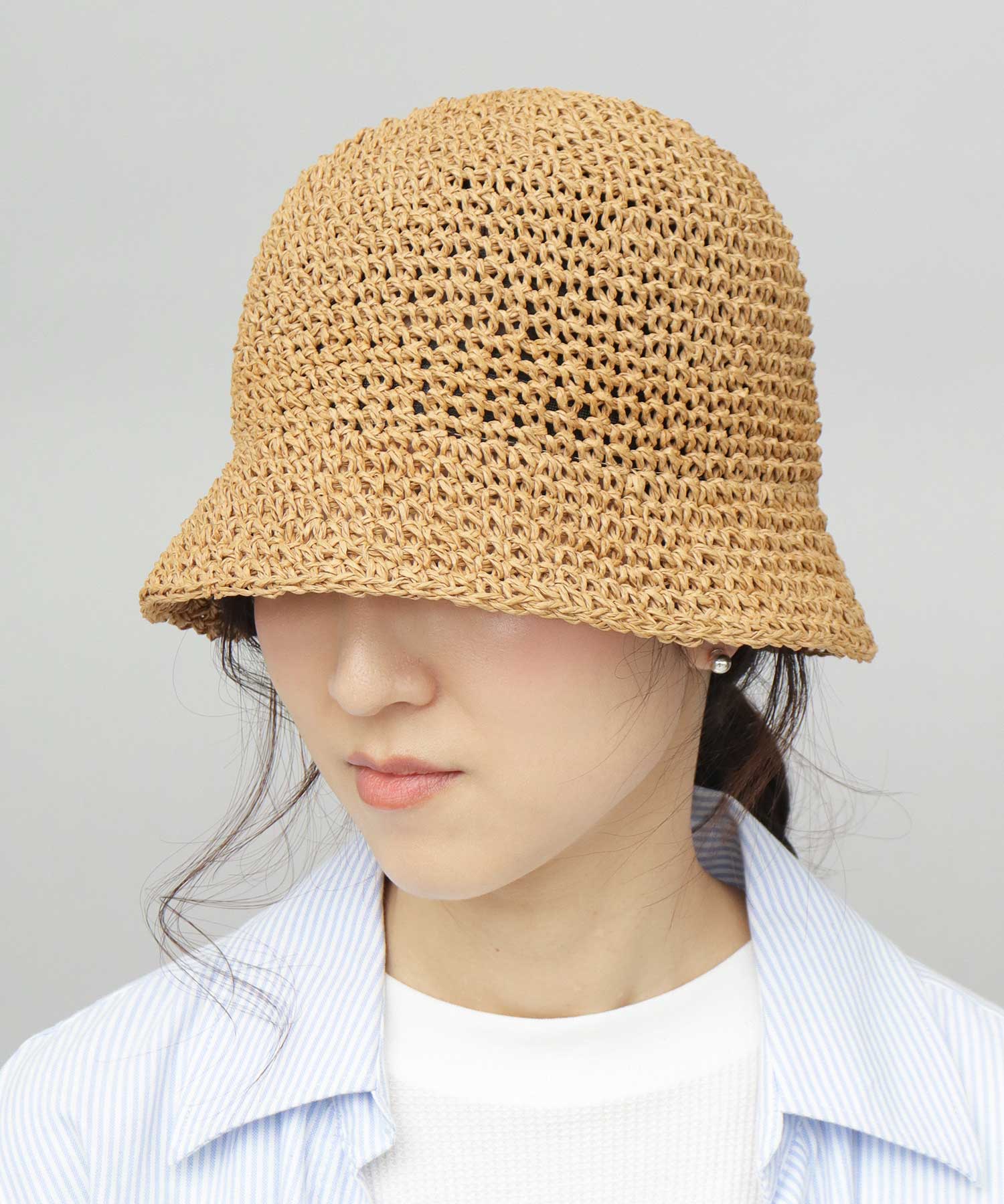 帽子 バケットハット アニエスベー 撮さ ベビー バケハ