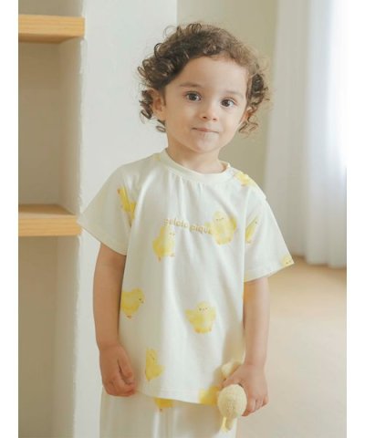 【BABY】ひよこ柄Tシャツ