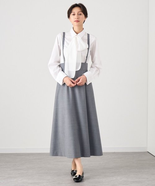 セットアップ対応商品】ウールトロピカル ジャンパースカート  