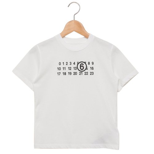 エムエムシックス メゾンマルジェラ Tシャツ カットソー ホワイト 