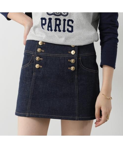 セール】CELINE スカート 2S328799U.07IN ミドルライズ ミニスカート  