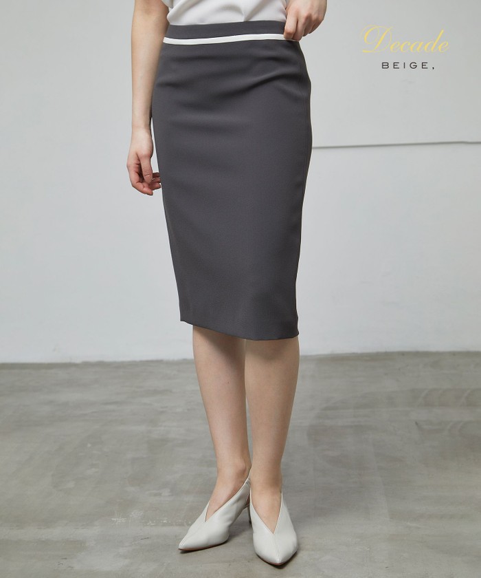 BEIGE CINDY / タイトスカート C. GRAY×WHITE 32 BEIGE CINDY / タイトスカート C. GRAY×WHITE 32