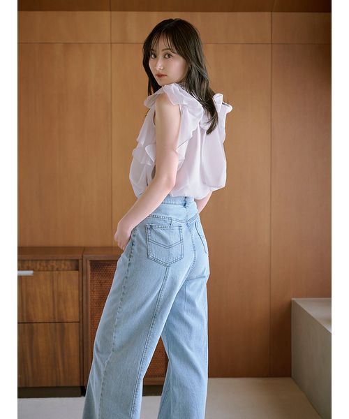 ブルー系｜デニムパンツ｜SNIDEL(スナイデル)｜阪急百貨店公式