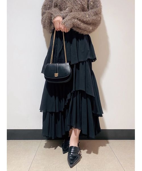 コットンシフォンティアードスカート(506500714)｜阪急百貨店公式通販  