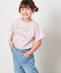 a.v.v(KID'S)/[160]【接触冷感】ロゴ刺繍ゆるTシャツ/506338269