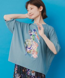 ScoLar/ペリカン柄 接触冷感Tシャツ/506469465