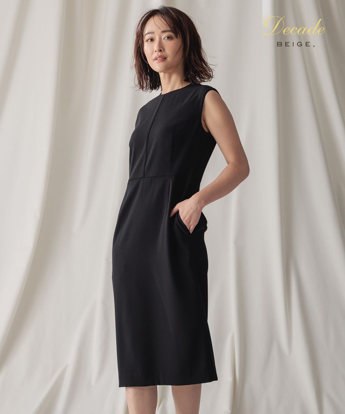 ベイジ今季新品CINDY / クルーネックドレス30 ベイジ今季新品CINDY / クルーネックドレス30 - メルカリ