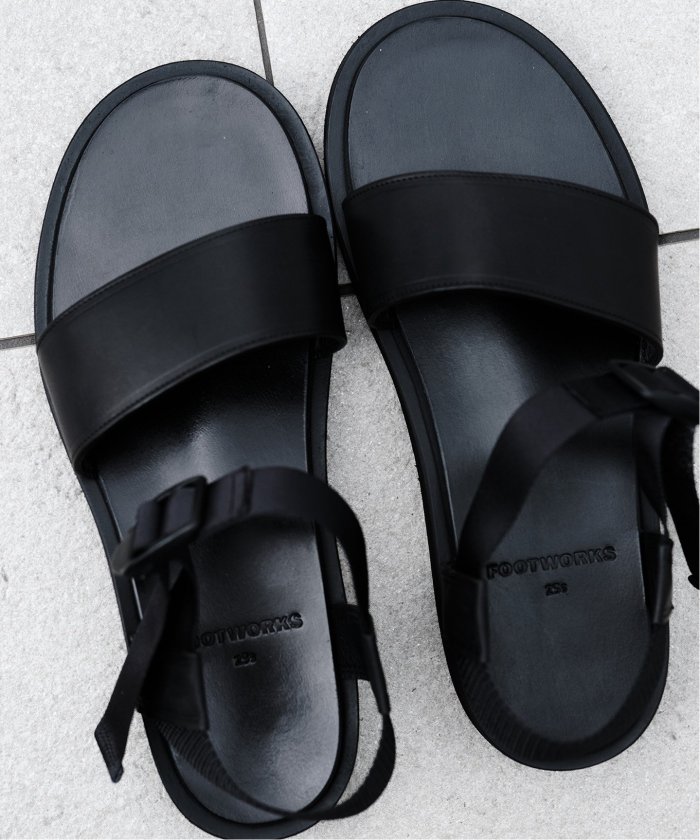 26.5cm FOOTWORKS Smooth Sandals サンダル 新品 Sandals_Smooth
