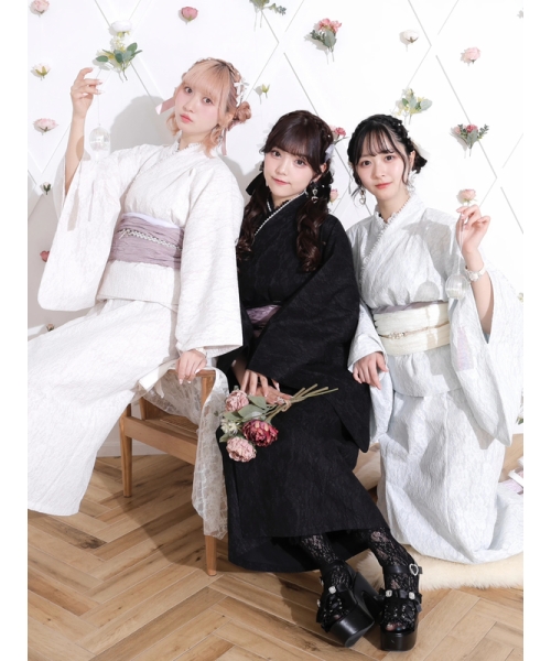 NOEMIE レース浴衣 黒