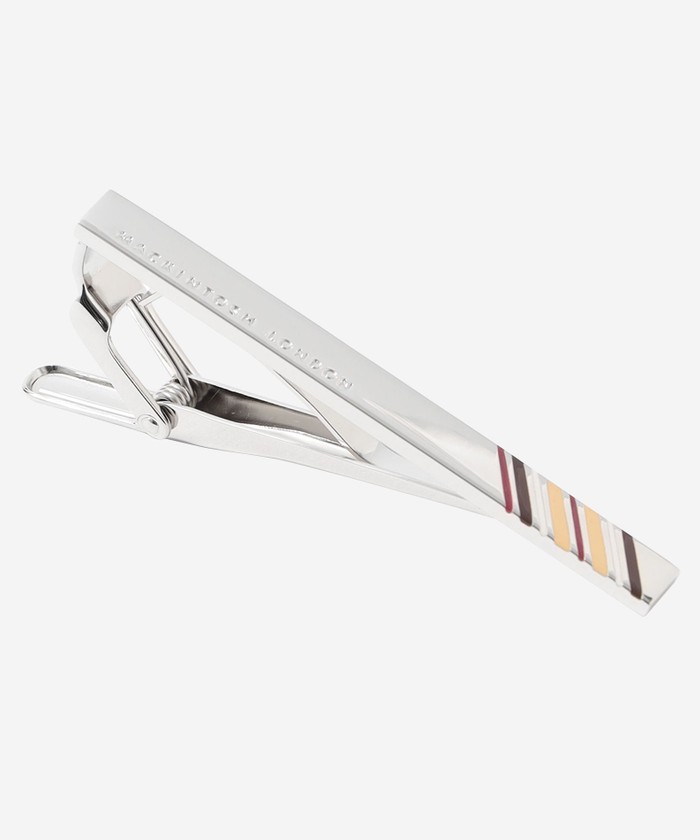 ハウスチェックカラーストライプタイバー（ネクタイピン）(505069160