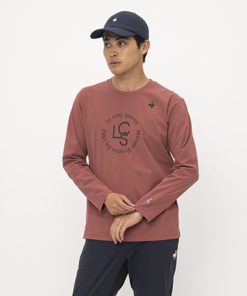 le coq sportif (ルコックスポルティフ)/プラクティス長袖シャツ/レッド