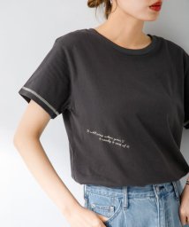 URBAN RESEARCH Sonny Label(アーバンリサーチサニーレーベル)/エンブロイダリーアソートTシャツ/チャコール