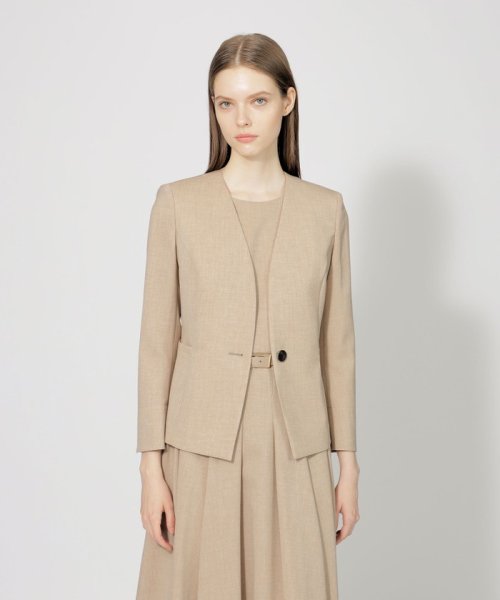 ストレッチツイル ノーカラージャケット(506487882) | エポカ(EPOCA  