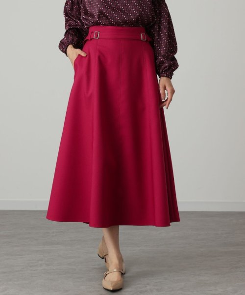 ブライトツイルダブルバックル スカート(506558351) | アナイ(ANAYI  