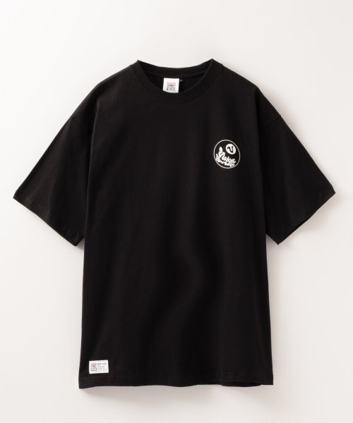 MAC HOUSE(men)(マックハウス（メンズ）)/VISION STREET WEAR ヴィジョンストリートウェア グラフィックTシャツ 4505063/ブラック×スケート