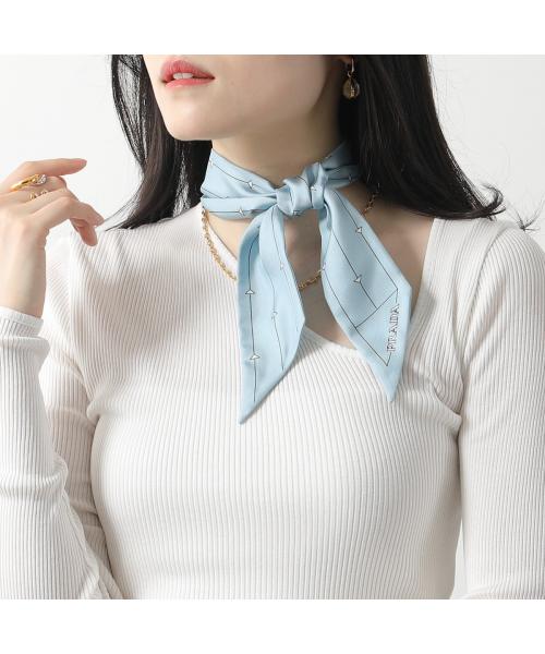 セール 新品 PRADA プラダ シルク スカーフ セール 新品 PRADA プラダ シルク スカーフ