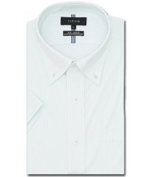 TAKA-Q/ノーアイロンストレッチ スタンダードフィット ボタンダウン半袖ニットシャツ 半袖 シャツ メンズ ワイシャツ ビジネス ノーアイロン 形態安定 yシャツ 速乾/506590358