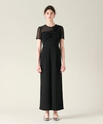 ドレープリボンサロペット