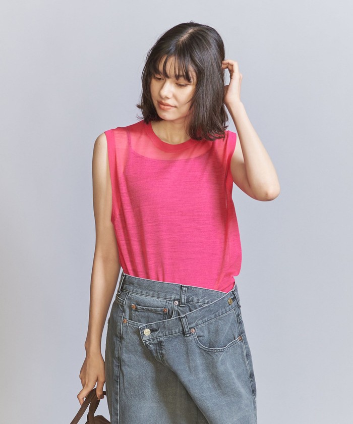 ウールブレンド シアーノースリーブ(506579809) | ビューティーアンド  