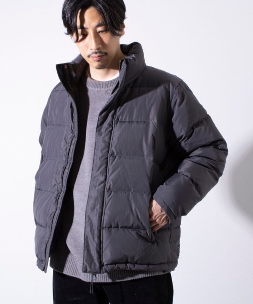 GLOSTER(GLOSTER)/【TAION/タイオン】GLOSTER別注 COMPACT DOWN JACKET ダウンジャケット/チャコールグレー