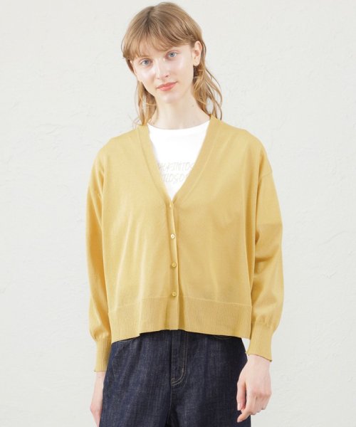 ペーパーヤーンVネックカーディガン(506311384) | マッキントッシュ 