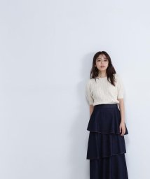 NATURAL BEAUTY BASIC/ティアードデニムスカート/506616232