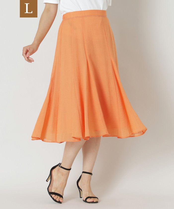 SHE Tokyo Lisa スカート　オレンジ 36サイズ SHE Tokyo Lisa スカート オレンジ 36サイズ