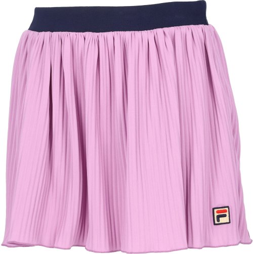 FILA（ZETT Ladies）(フィラ（ゼット　レディース）)/【テニス】無地 バックホールメッシュ アコーディオンプリーツスコート レディース/ラベンダー