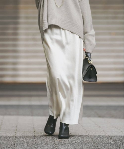 追加》ナローAラインサテンスカート(506639572) | ノーブル(NOBLE  