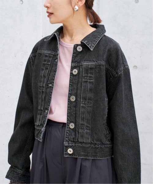 IENA(イエナ)/upper hights/アッパーハイツ DENIM JK デニムジャケット/ブラック