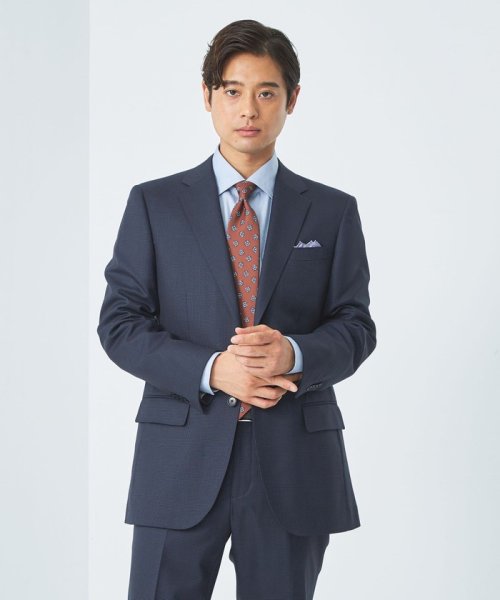 GLR CLOTH チェック 2B N/HC/RV スーツジャケット －ストレッチ 