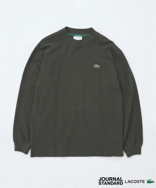 JOURNAL STANDARD(ジャーナルスタンダード)/LACOSTE × JOURNAL STANDARD / 別注 鹿の子 MOCK L/S/グリーンE