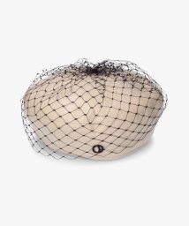 Chapeaud'O(Chapeaud’O)/Chapeau d' O Tulle Fake Leather Beret/ライトベージュ