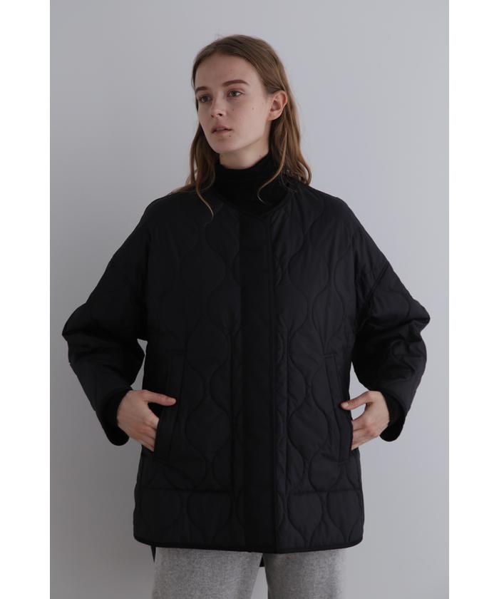 LE PHIL ナイロンコットングログランジレ ブラック レディース 【F