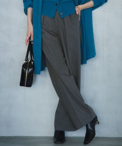 【CLASSY.11月号掲載/洗える】ドライ2WAYストレッチ ワイドパンツ