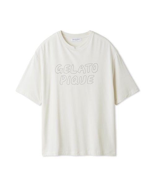 ジェラートピケオム ジョエルロブション レーヨンロゴTシャツ＆ハーフ 