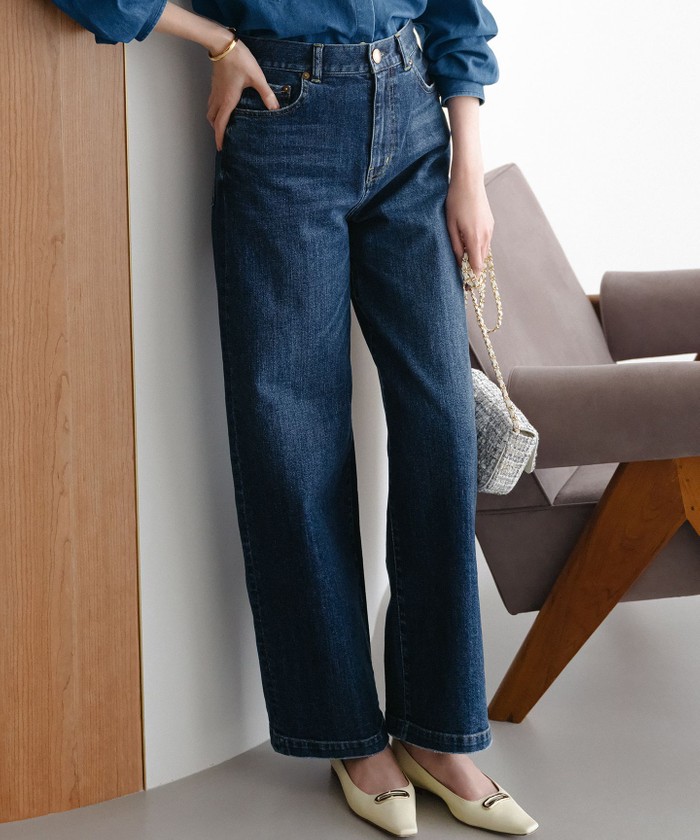 滝沢眞規子さん着用/VERY・Oggi掲載】23区DENIM ストレッチ ワイ