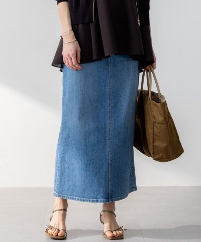 【Oggi3月号掲載/新色追加/洗える】23区DENIM ストレッチ デニムスカ