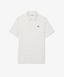 LACOSTESPORTS MENS/UVカット ミニマム総柄プリント 比翼仕立て ウルトラドライ ゴルフポロシャツ/505690044