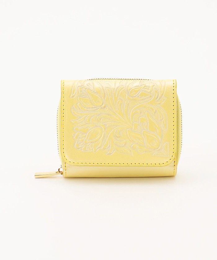 GRACECONTINENTAL Zipper Wallet イエロー F GRACECONTINENTAL Zipper Wallet イエロー F