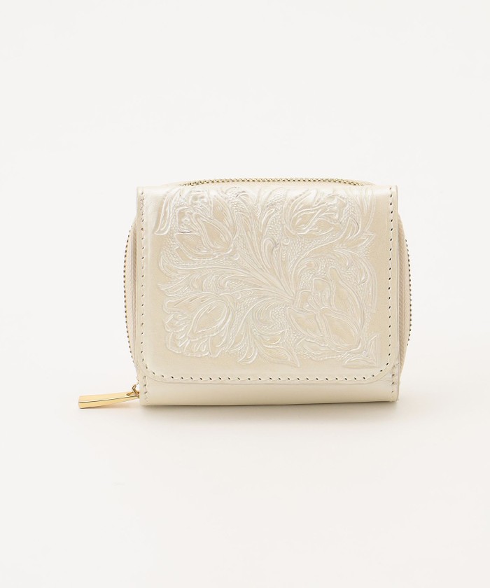 GRACECONTINENTAL Zipper Wallet パールホワイト F GRACECONTINENTAL Zipper Wallet パールホワイト F