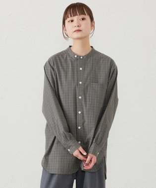 MACKINTOSH PHILOSOPHY/GREY LABEL バンドカラーパターンドシャツ/506464819