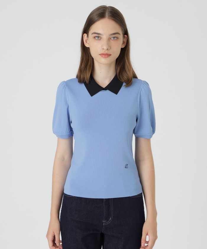 ドライレーヨンストレッチ襟付きプルオーバー(506598330)｜阪急百貨店